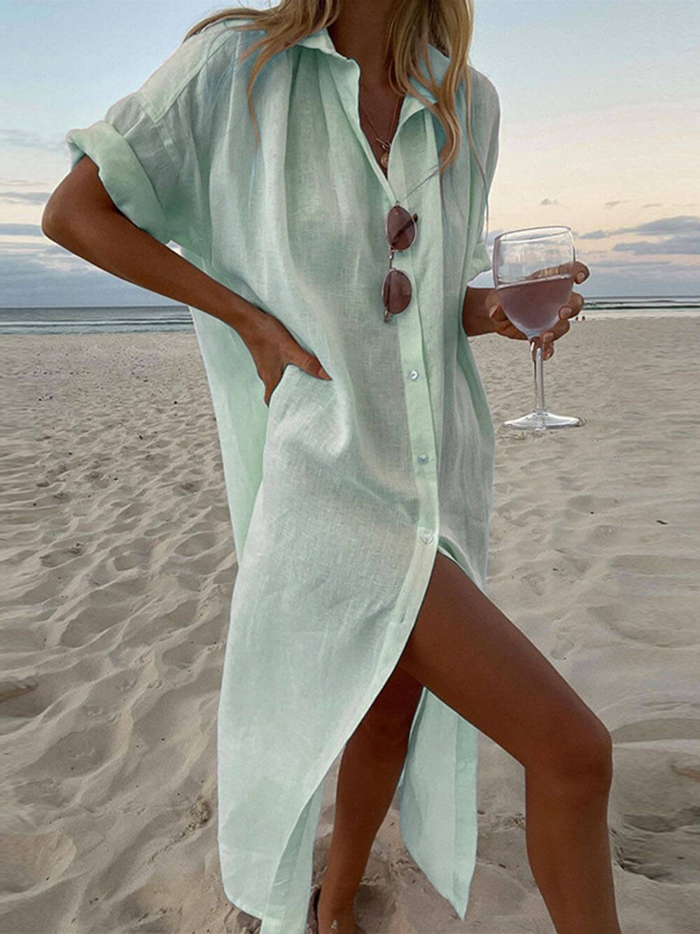 Edelyn - Maxi Camicia Abito