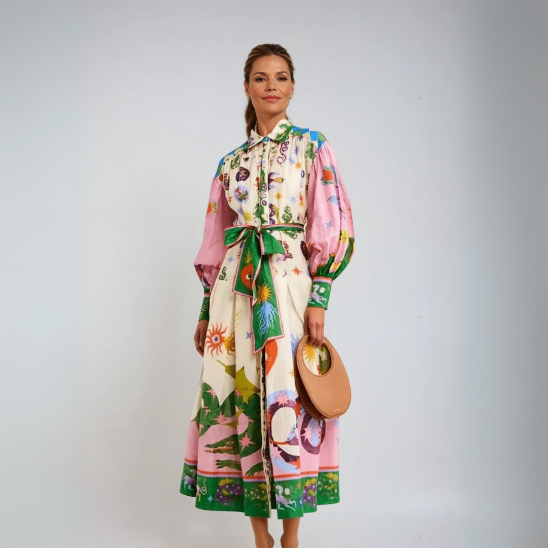 Dorthe™ | Elegante Maxi Dress Italiano
