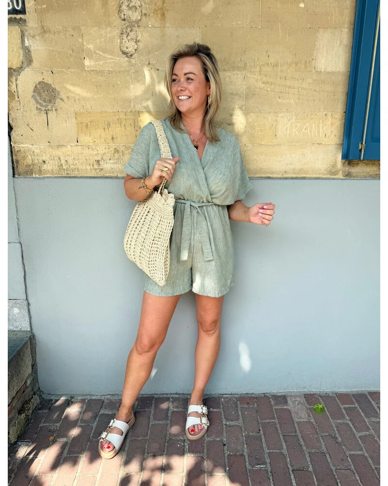 Verona - Linnen Playsuit