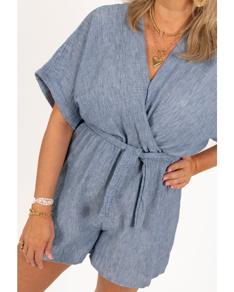Verona - Linnen Playsuit
