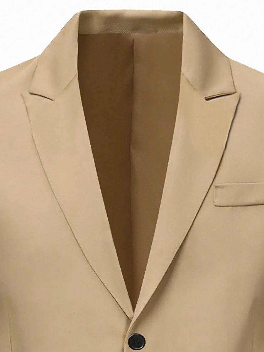 Fabio™ – Completo Uomo Monocolore con Giacca a Tasche e Pantalone Coordinato
