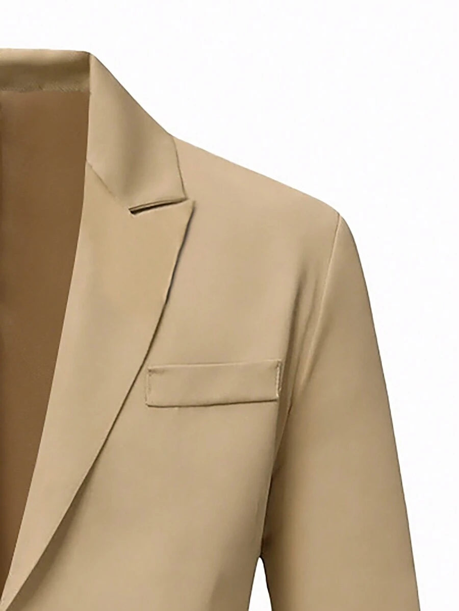 Fabio™ – Completo Uomo Monocolore con Giacca a Tasche e Pantalone Coordinato