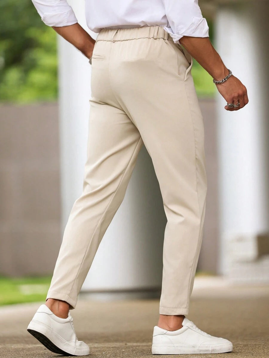 Alessio™ – Pantalone Uomo Slim Fit Monocolore
