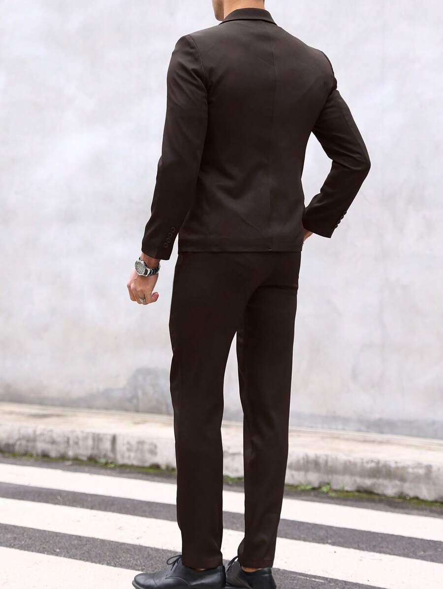 Raffaele™ – Completo da Uomo con Camicia a Maniche Lunghe e Pantalone Coordinato