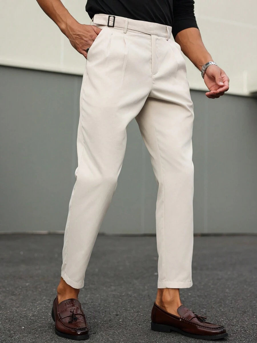 Lorenzo™ – Pantalone Uomo Casual Elegante Monocolore