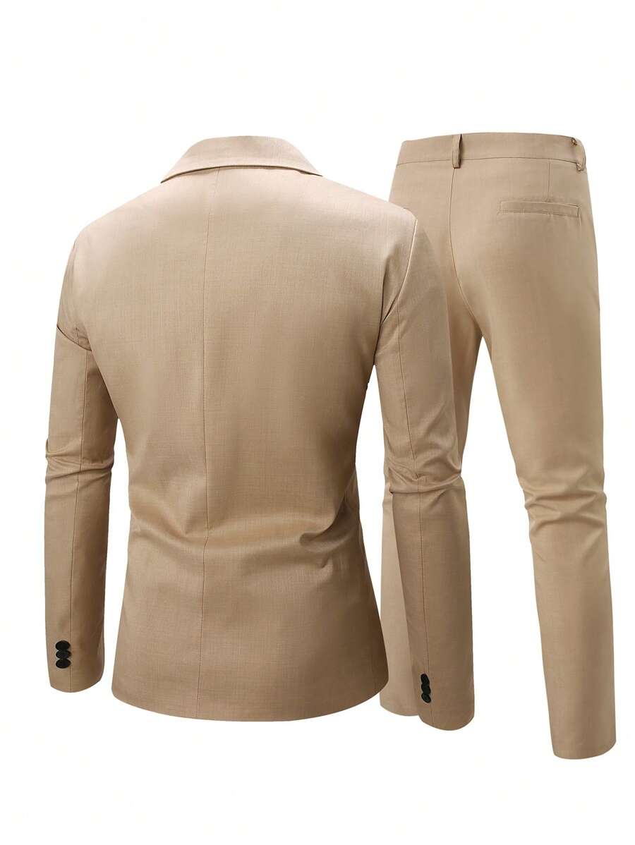 Giuliano™ – Completo Casual Uomo con Giacca e Pantalone Monocolore