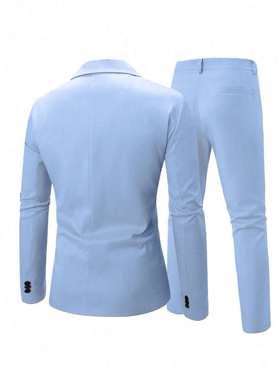Giuliano™ – Completo Casual Uomo con Giacca e Pantalone Monocolore