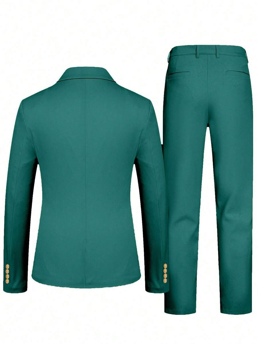 Raffaele™ – Completo da Uomo con Camicia a Maniche Lunghe e Pantalone Coordinato