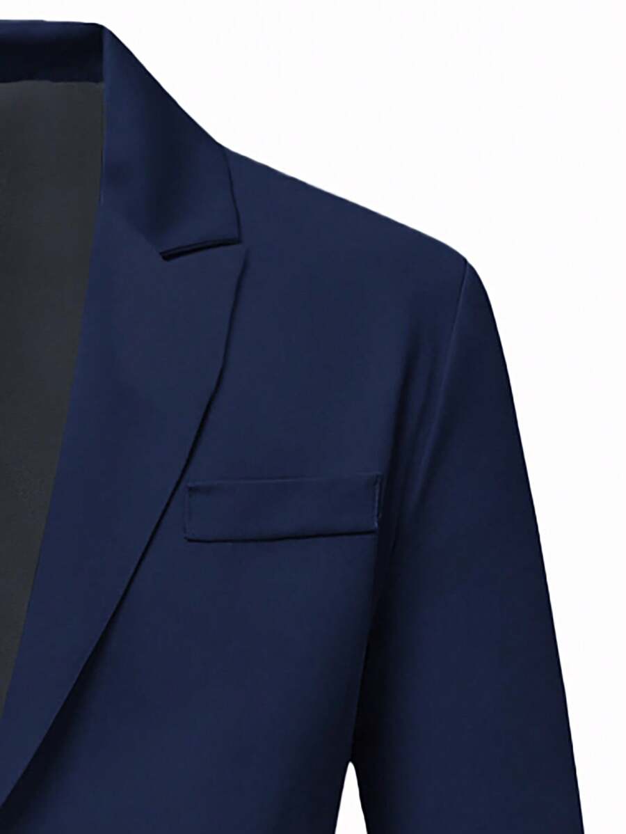 Fabio™ – Completo Uomo Monocolore con Giacca a Tasche e Pantalone Coordinato