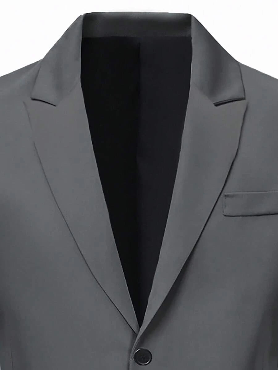 Fabio™ – Completo Uomo Monocolore con Giacca a Tasche e Pantalone Coordinato