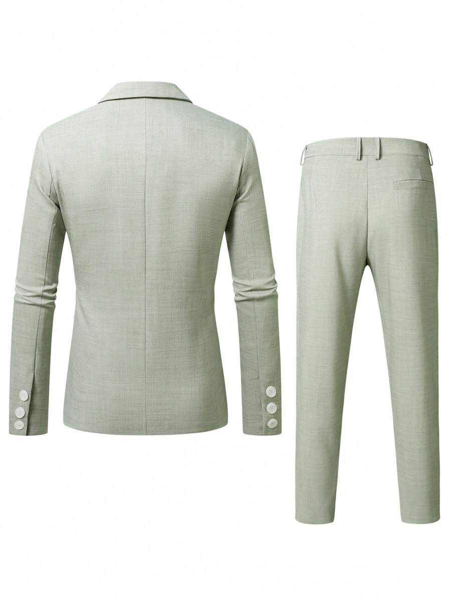 Leon™ – Completo Uomo Blazer & Pantalone Monocolore