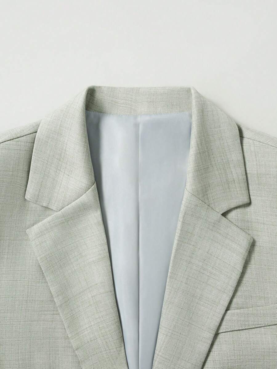 Valerio™ – Completo Uomo Casual con Blazer Monocolore e Pantalone