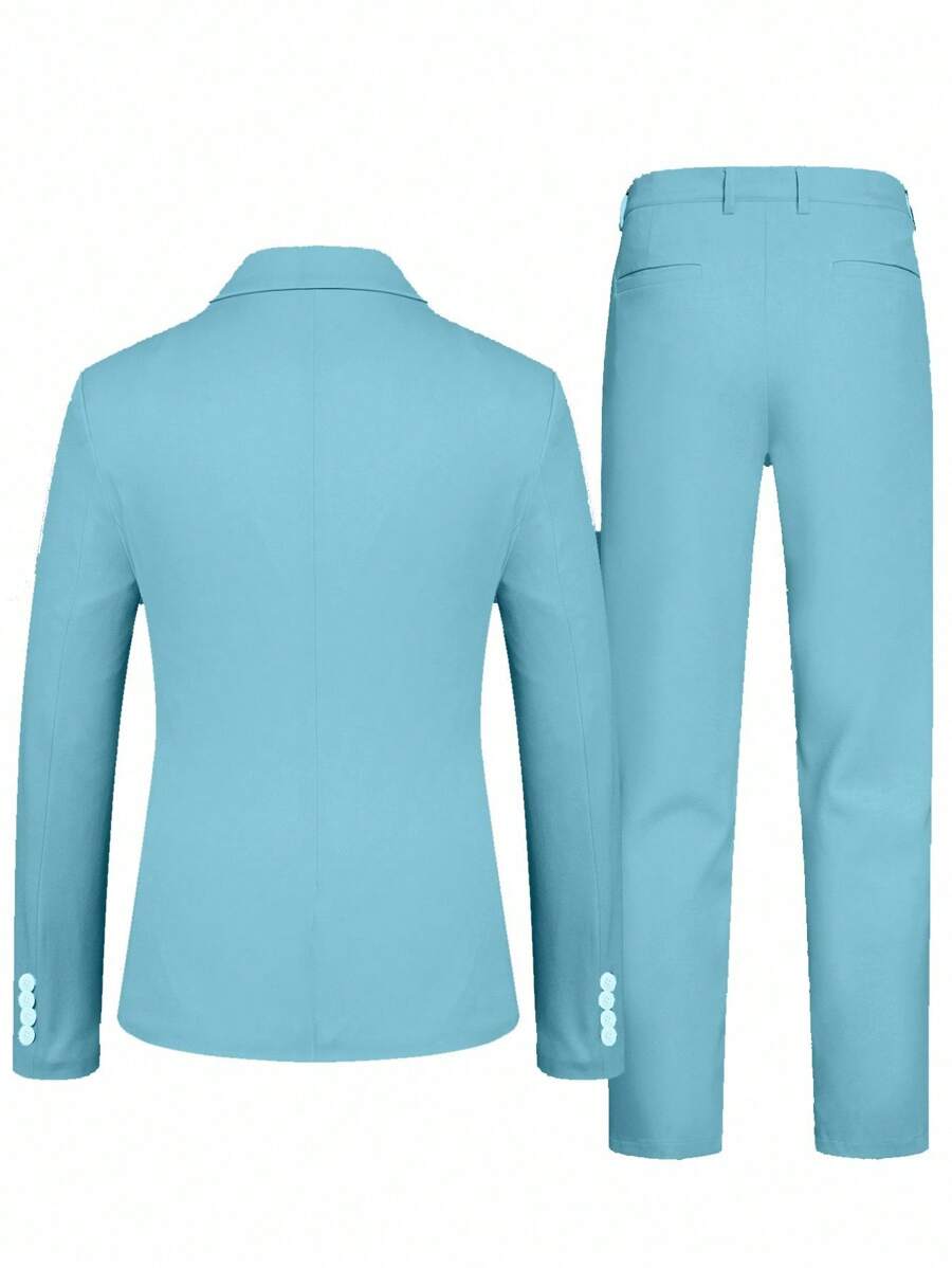 Raffaele™ – Completo da Uomo con Camicia a Maniche Lunghe e Pantalone Coordinato