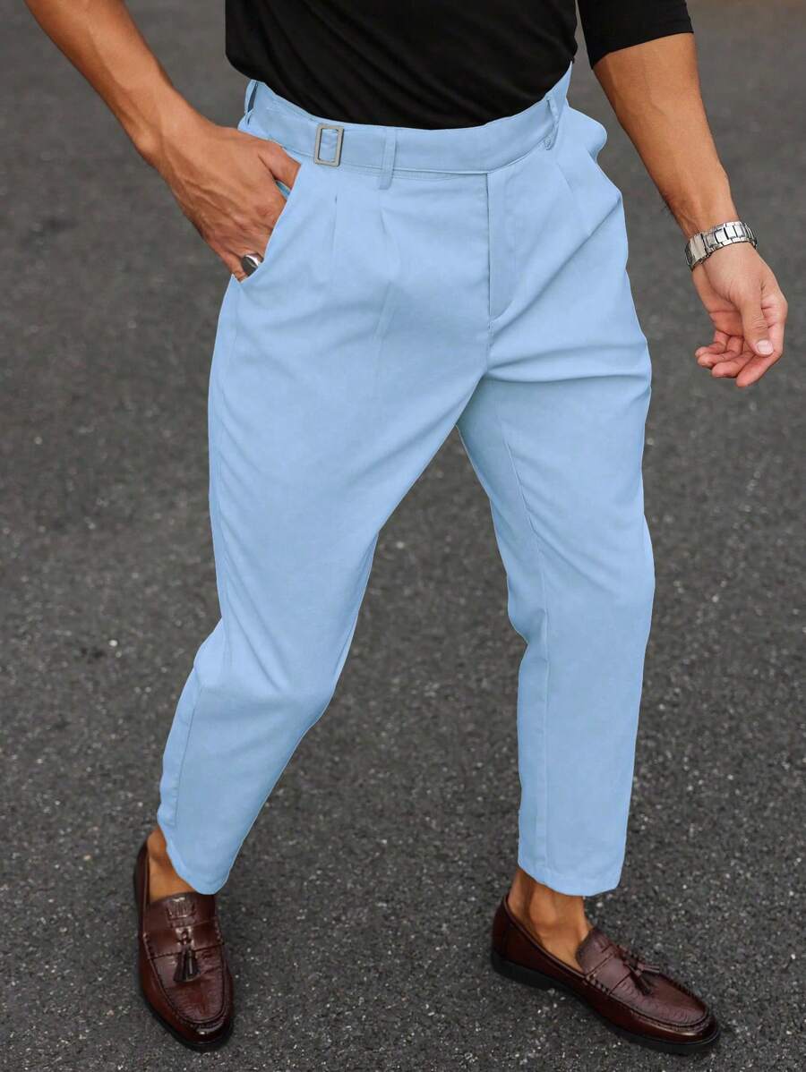 Lorenzo™ – Pantalone Uomo Casual Elegante Monocolore