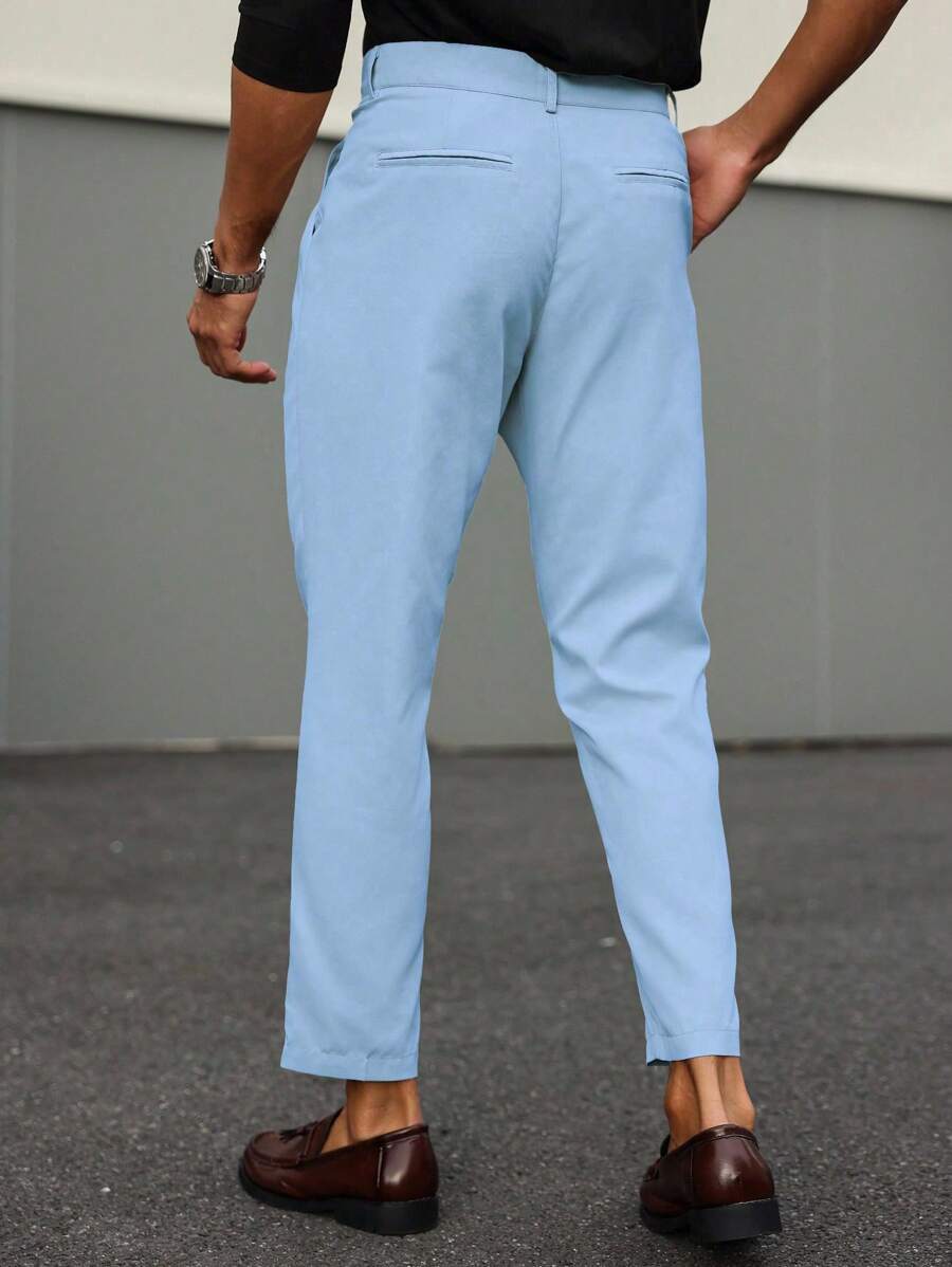 Lorenzo™ – Pantalone Uomo Casual Elegante Monocolore