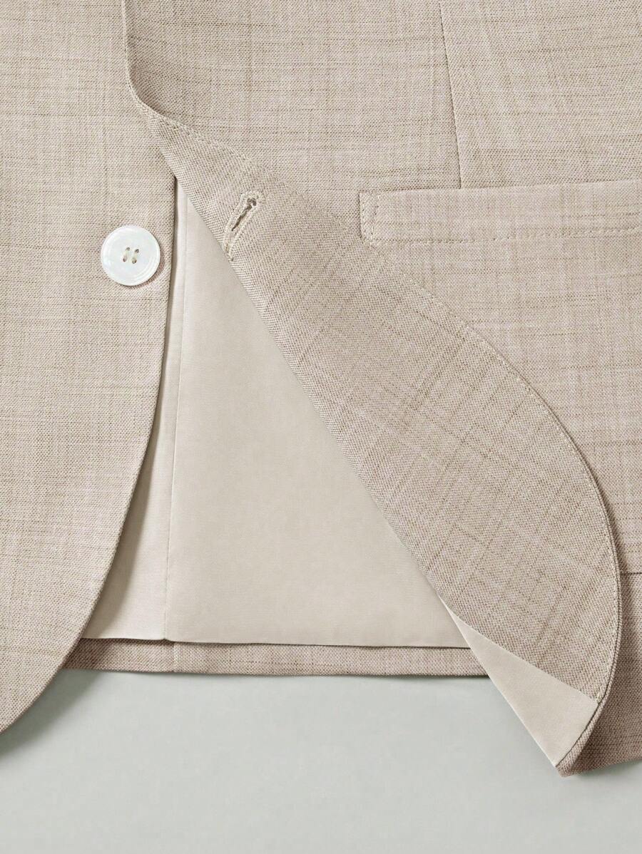 Valerio™ – Completo Uomo Casual con Blazer Monocolore e Pantalone