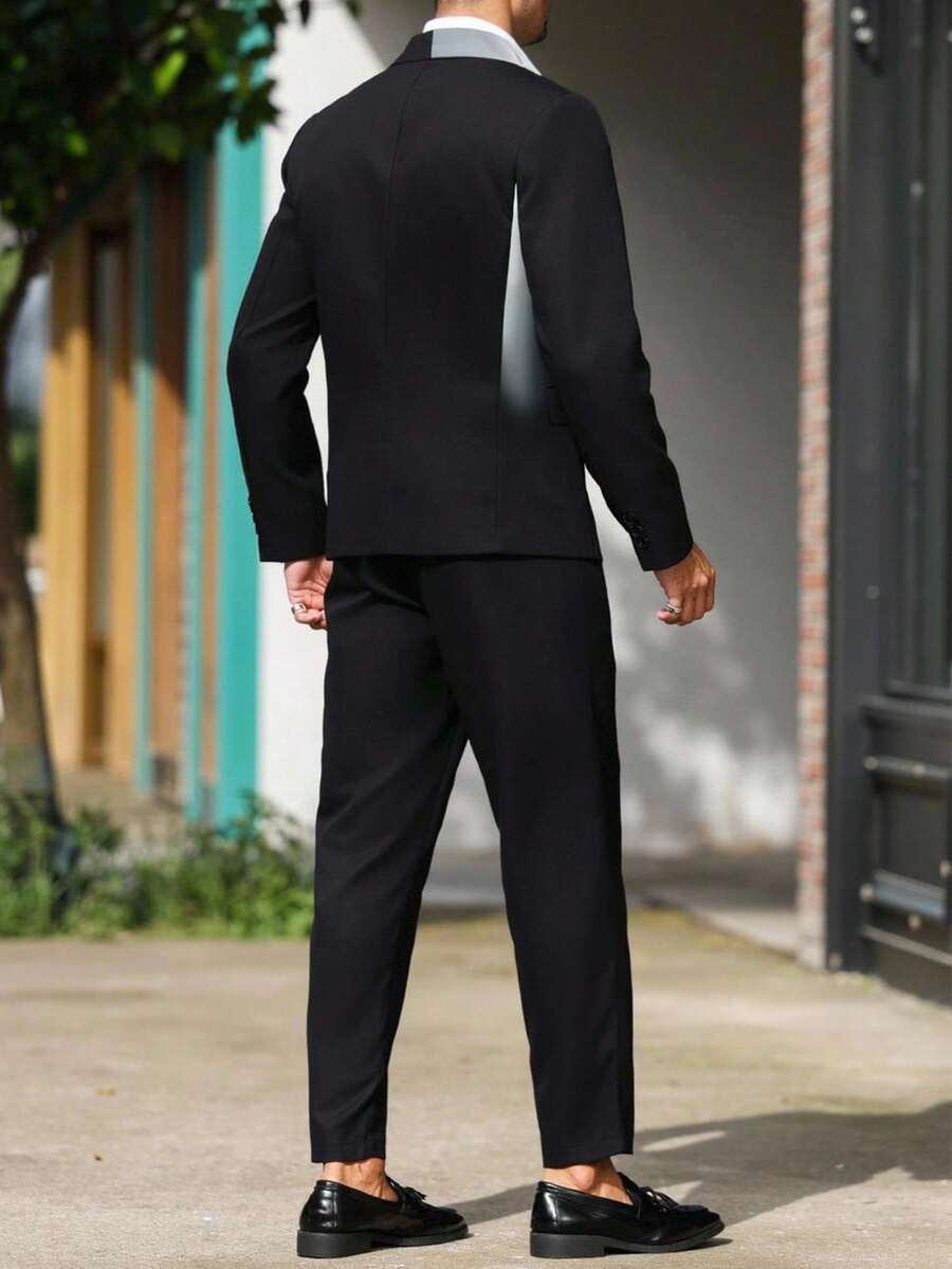 Raffaele™ – Completo da Uomo con Camicia a Maniche Lunghe e Pantalone Coordinato