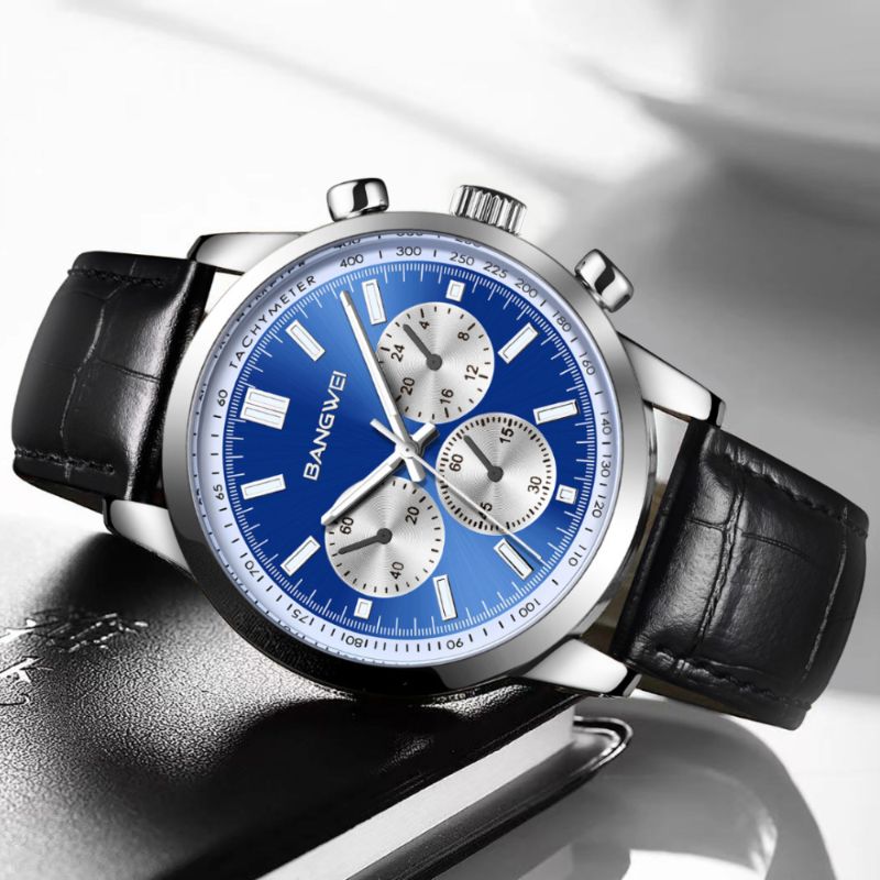 Casual Sport Military Business Leather Quartz Watch™
