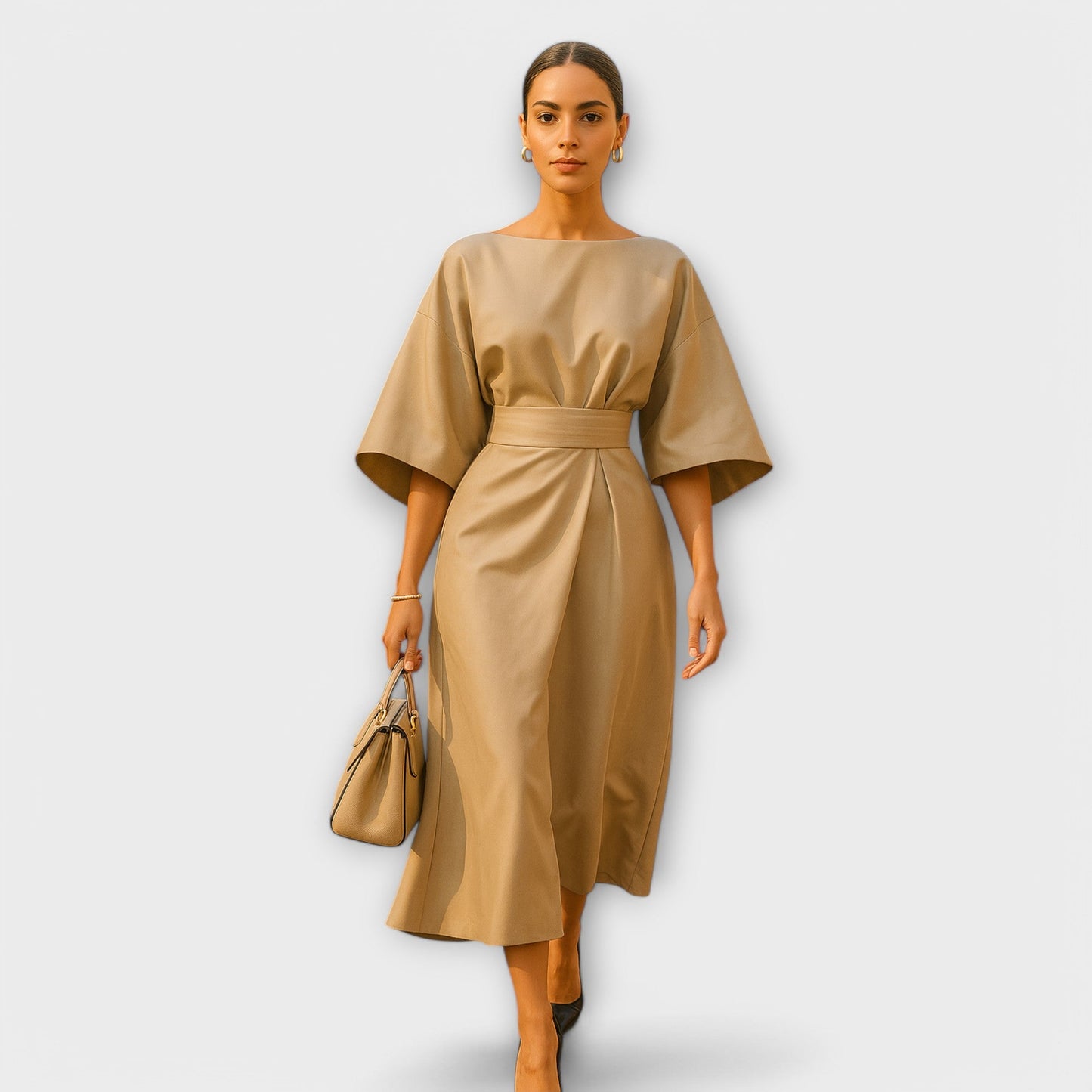 Sara™ - Vestido elegante com mangas