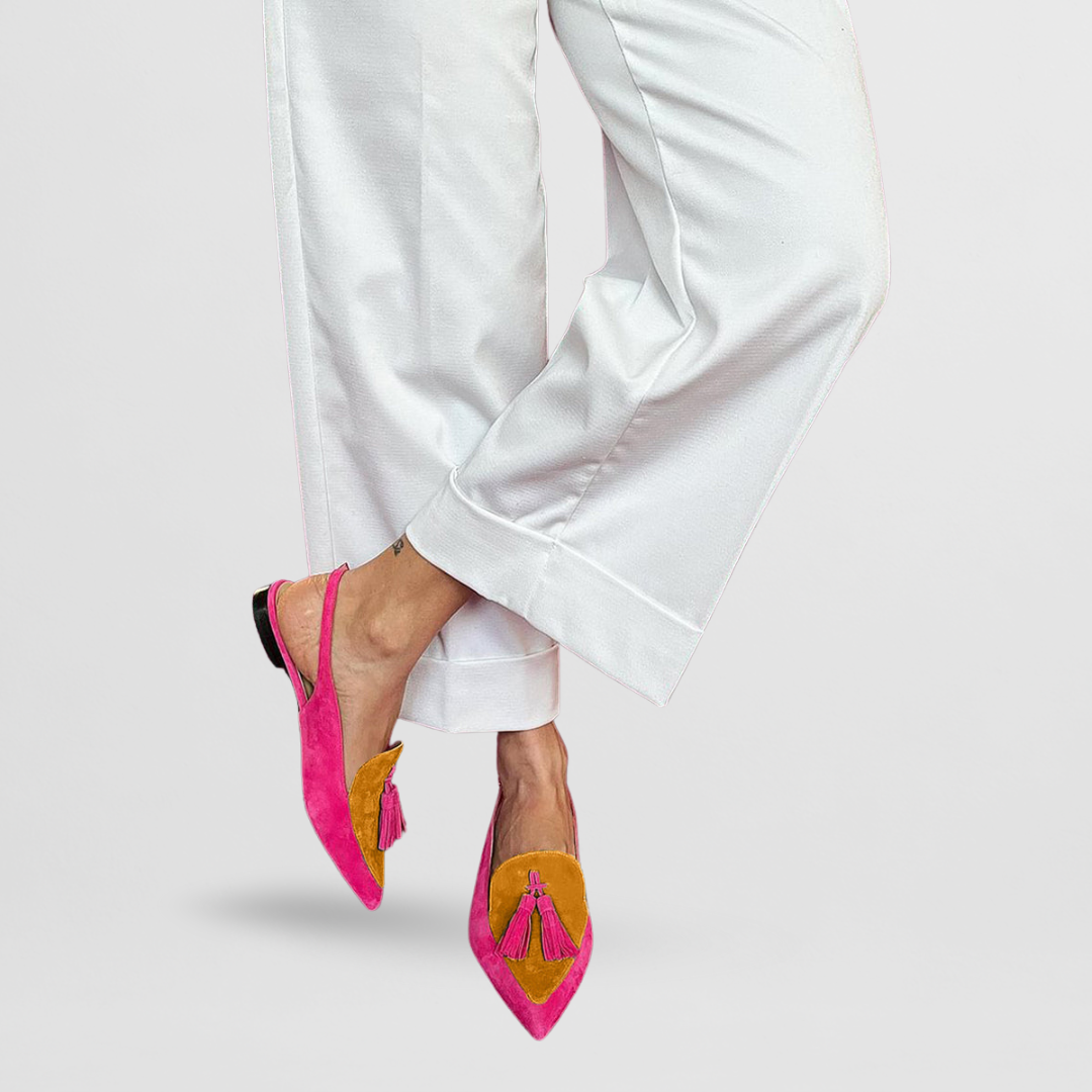 Laylla – Pantofole Colorate Con Pizzo