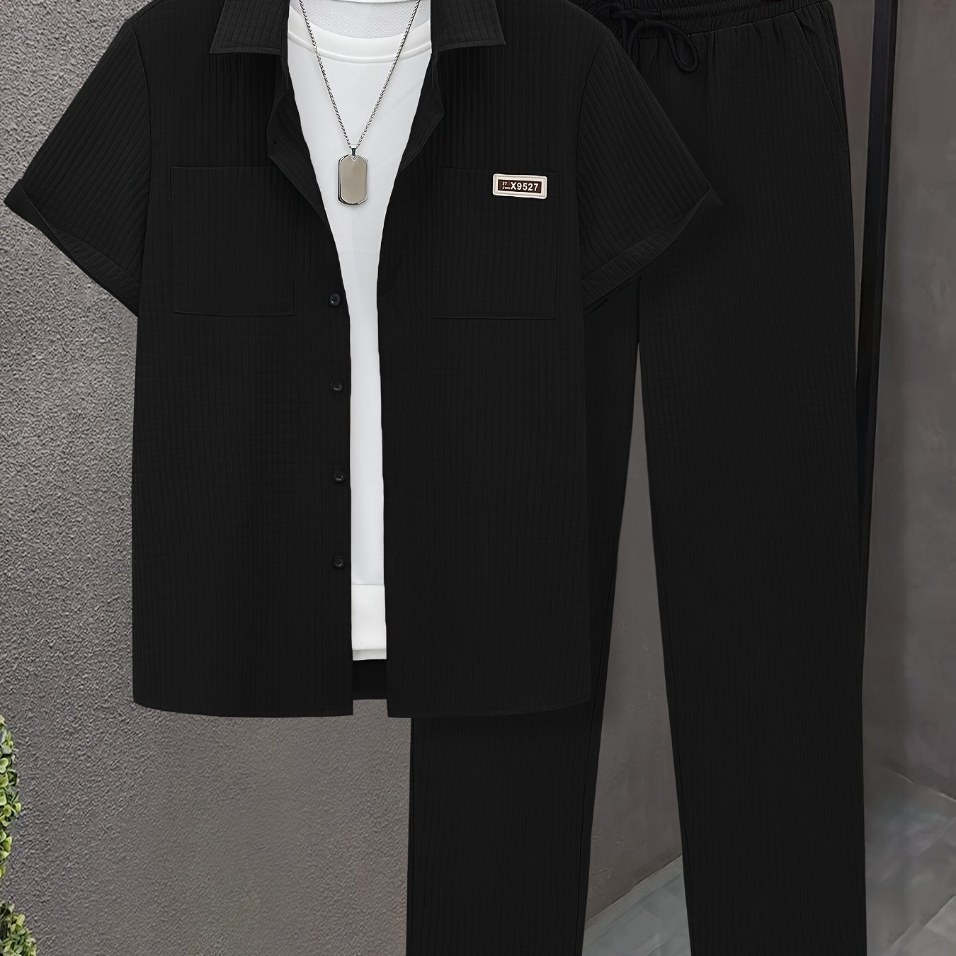 Luca™ – Completo Estivo con Camicia Strutturata e Pantalone Coordinato