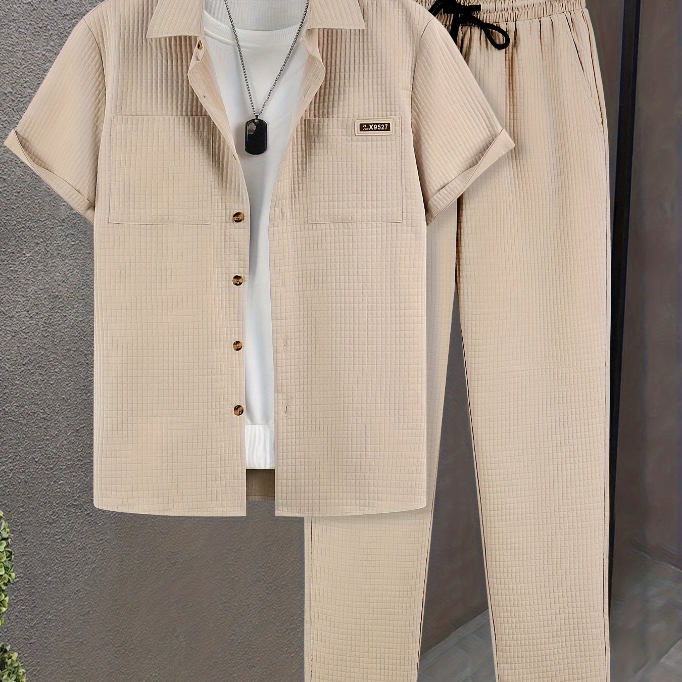 Luca™ – Completo Estivo con Camicia Strutturata e Pantalone Coordinato