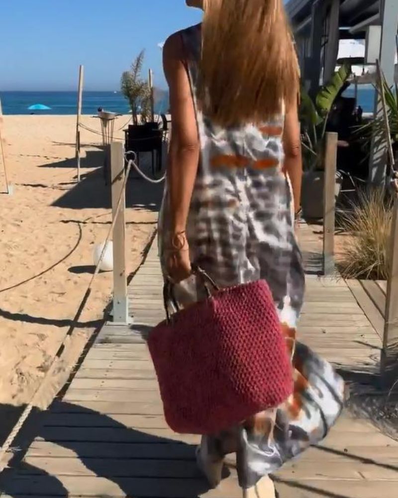 ÉLODIE™ | Abito Estivo Senza Maniche in Raffinato Stile Tie-Dye