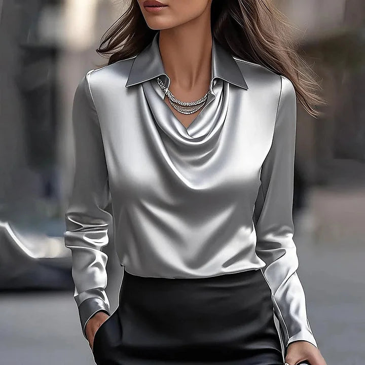 Annabelle™ Camicietta elegante in raso
