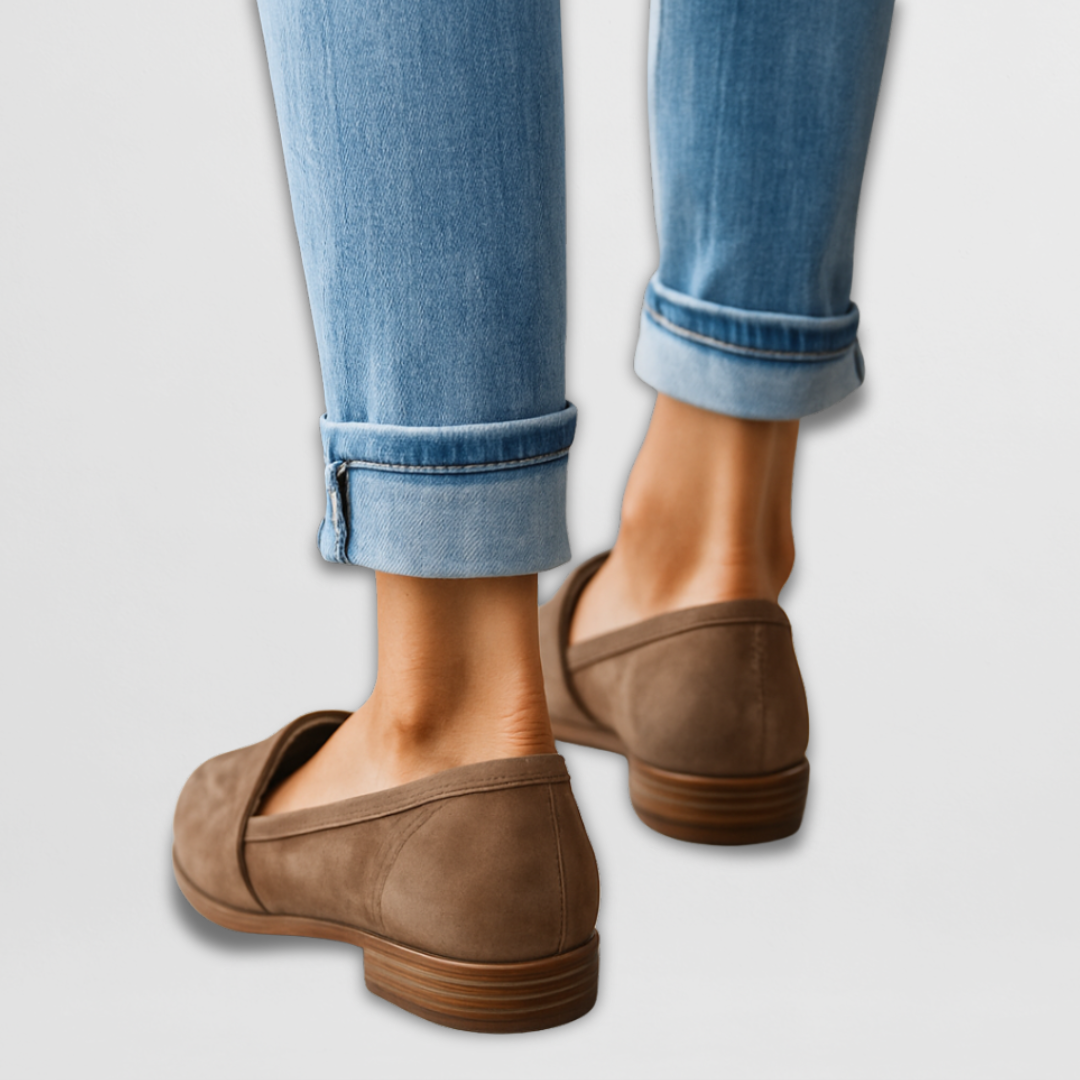 Andresa™ – Mocassins de camurça macia para mulher