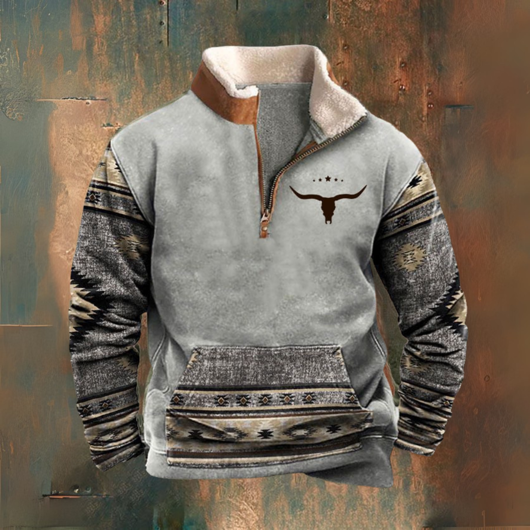 RODEO — Jaqueta de meia zip de outono-inverno