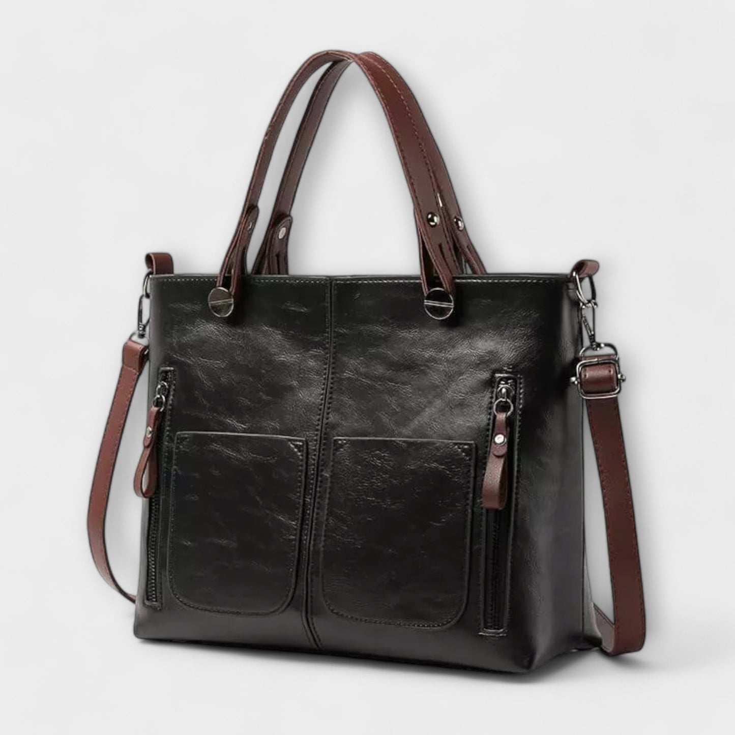 Maria™ - Bolsa de couro elegante