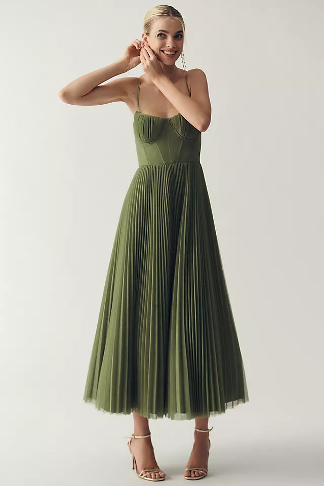 Claire™ | Abito in Tulle Plissettato