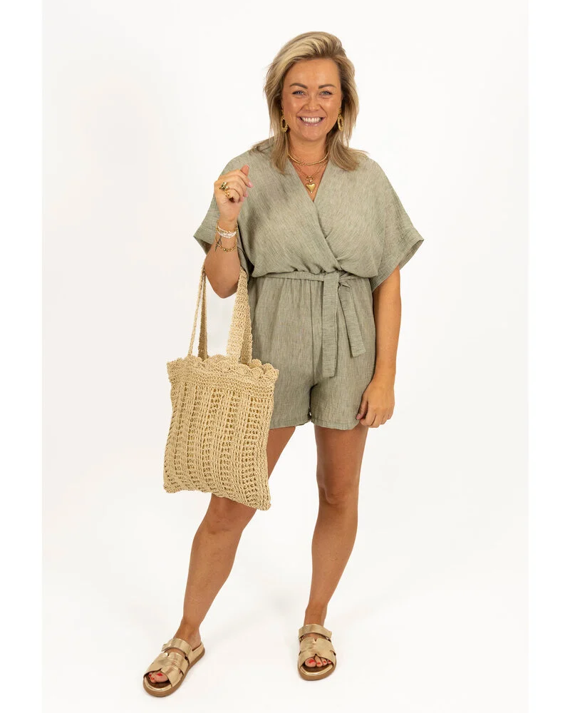Verona - Linnen Playsuit