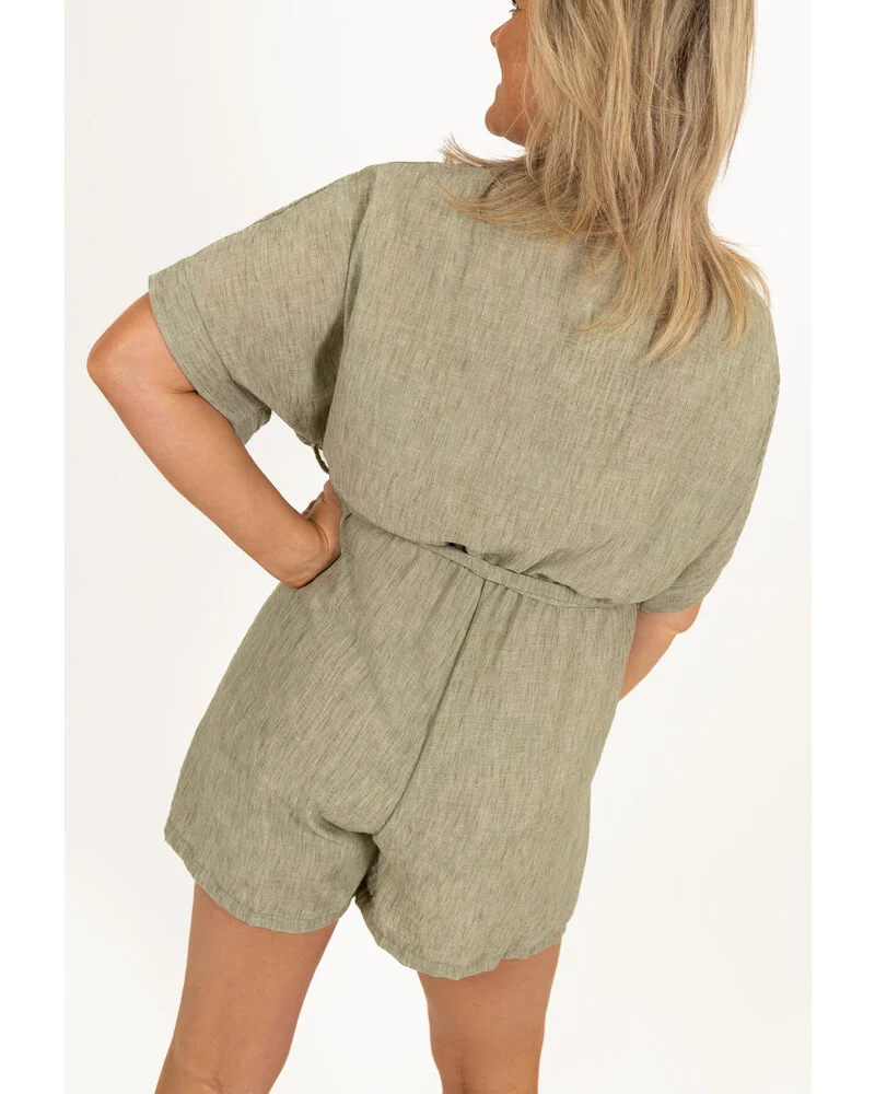 Verona - Linnen Playsuit