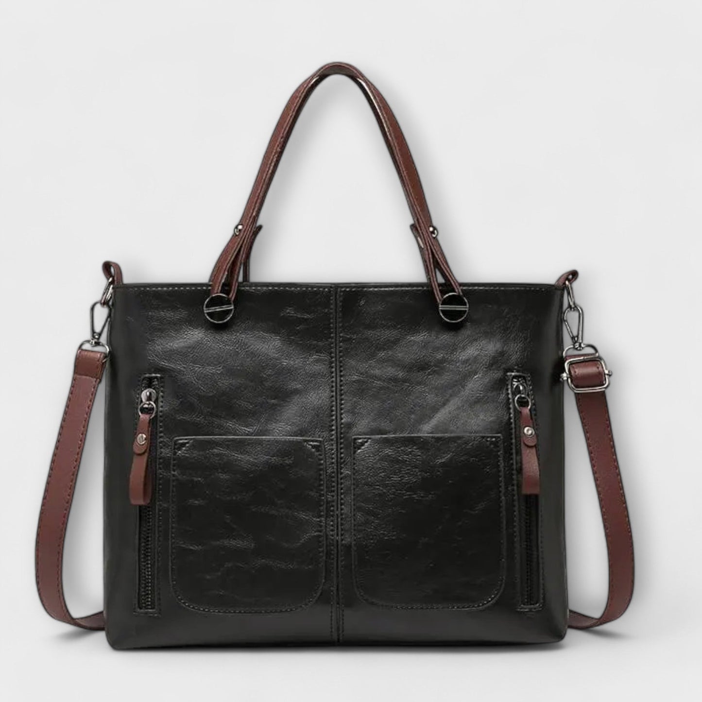 Maria™ - Bolsa de couro elegante