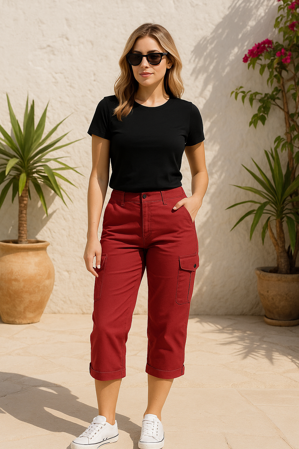 Nina™ Capri Cargo Shorts for Women