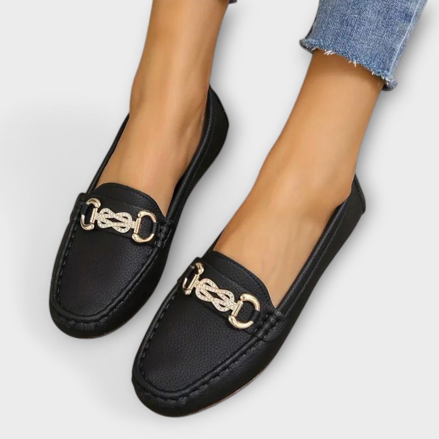 Cristina™ - Mocassins de pele
