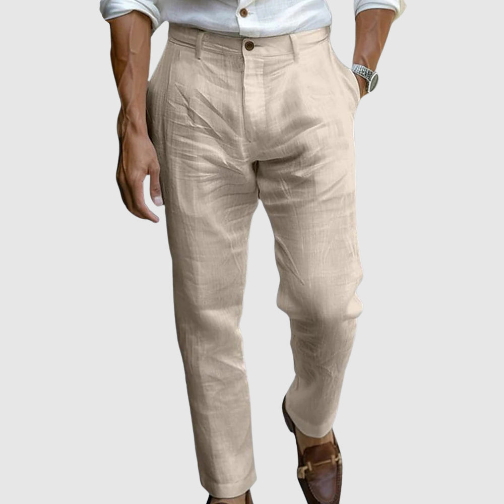 Alessio™ | Pantaloni in Lino Leggeri