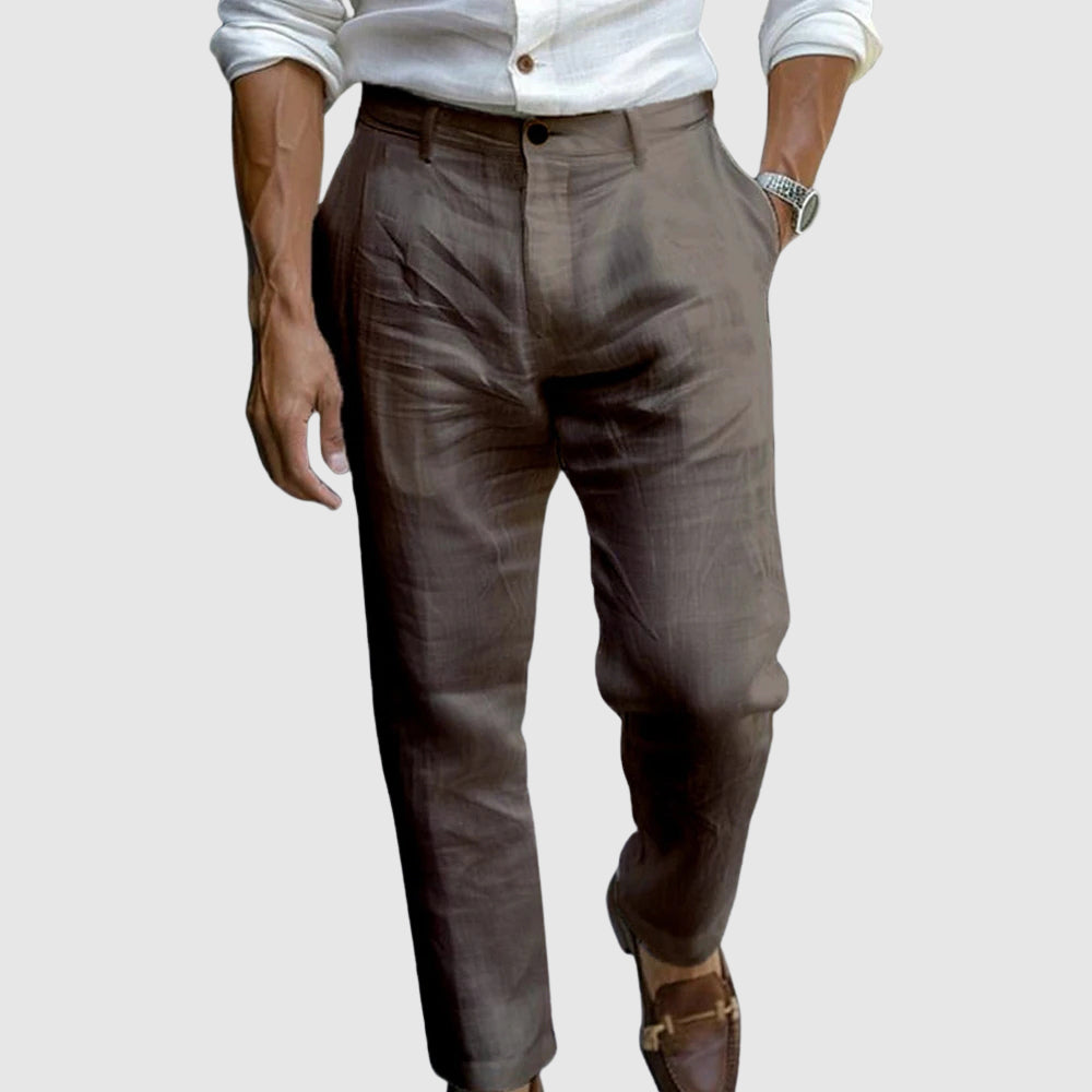 Alessio™ | Pantaloni in Lino Leggeri