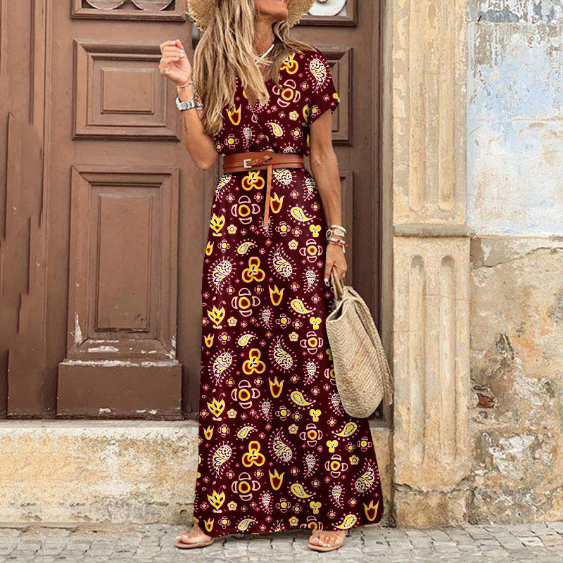 Luna | Elegante Abito Maxi Bohemien