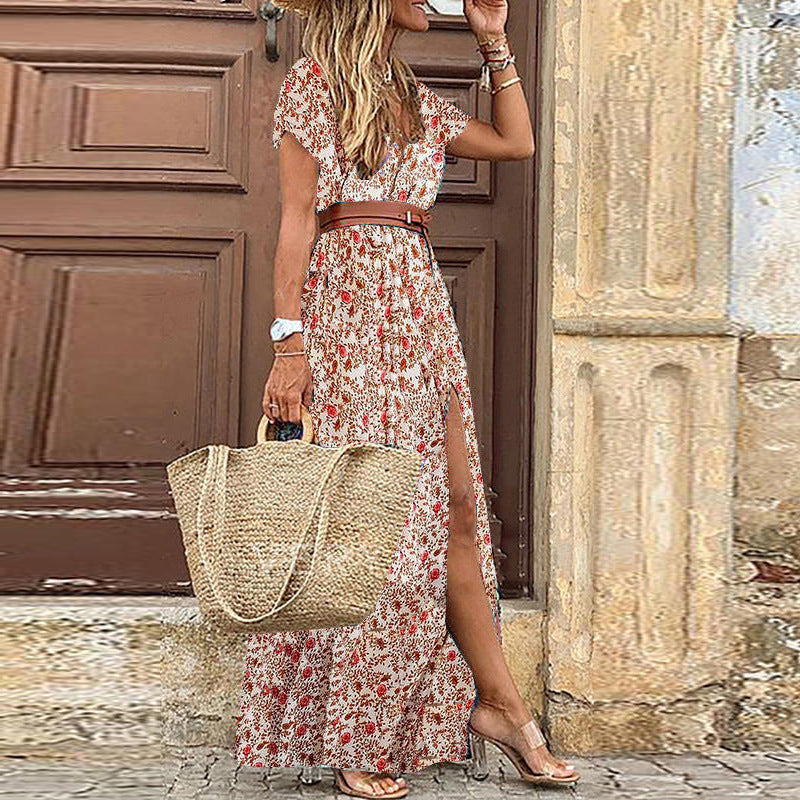 Luna | Elegante Abito Maxi Bohemien