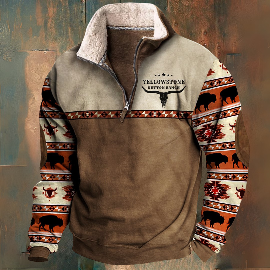 RODEO — Casaco de Meio-Zip de Outono-Inverno