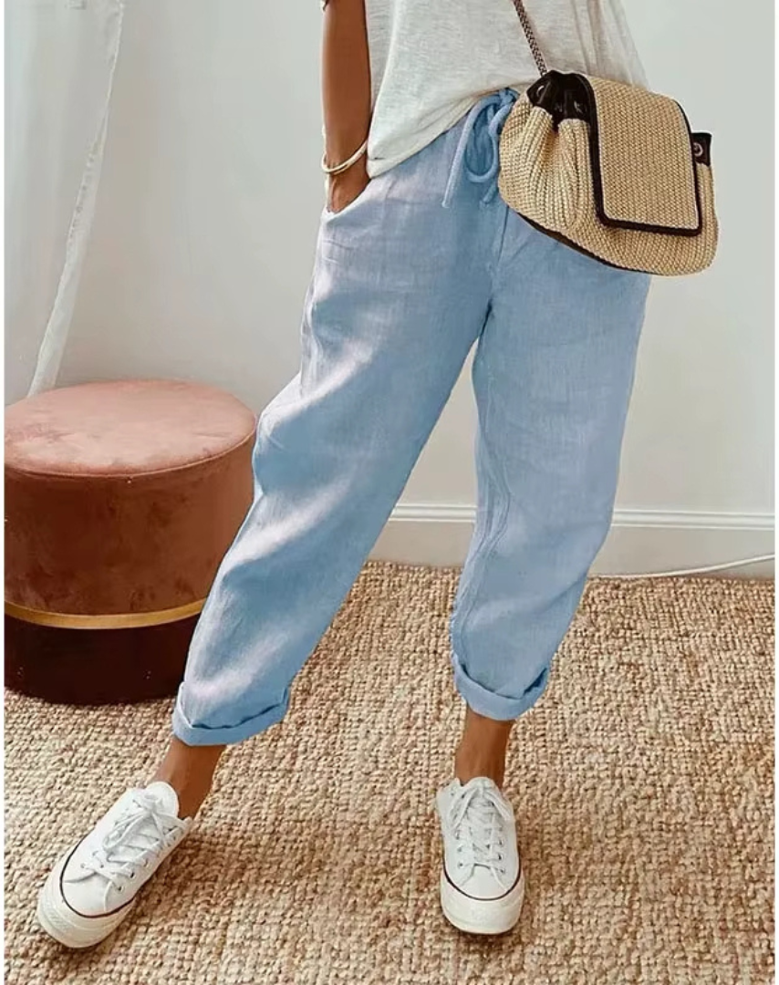 Elin linnen broek