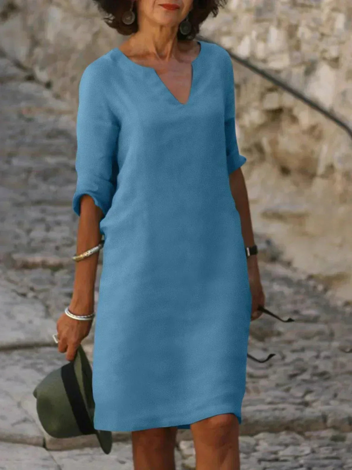 Beatriceâ„¢ | Abito Elegante con Raffinata Scollatura a V