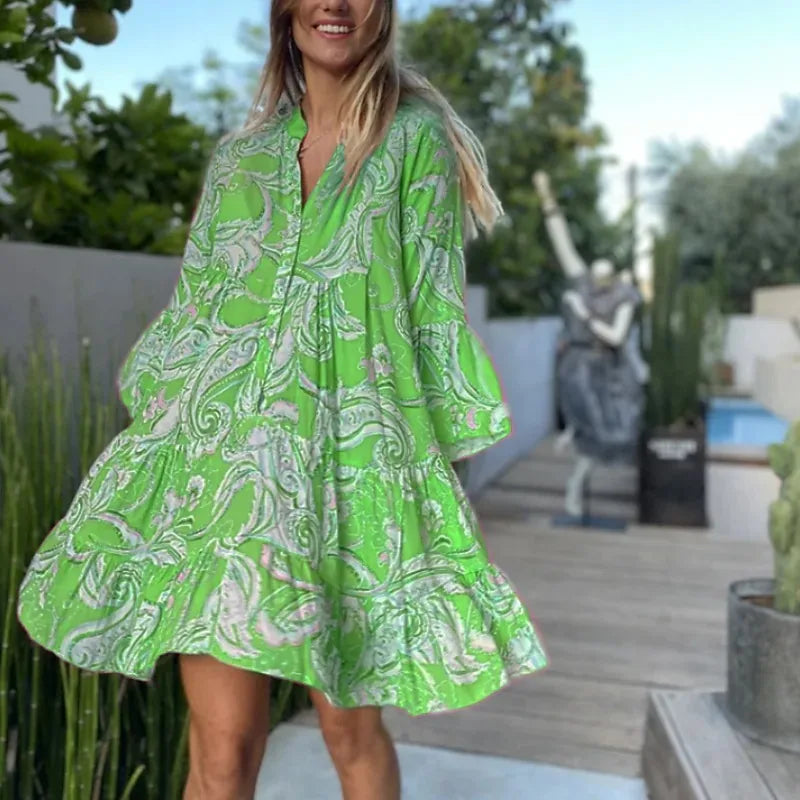 Everlen™ - Abito Midi Boho Bloom