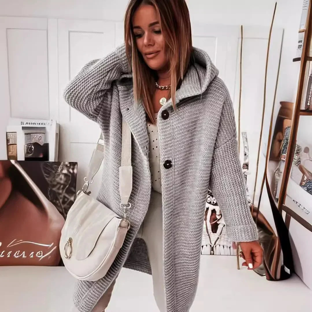 Cristina™ - Casaco de Malha Elegante