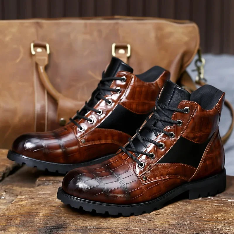 Rendell™ | Botas aus Krokodilleder