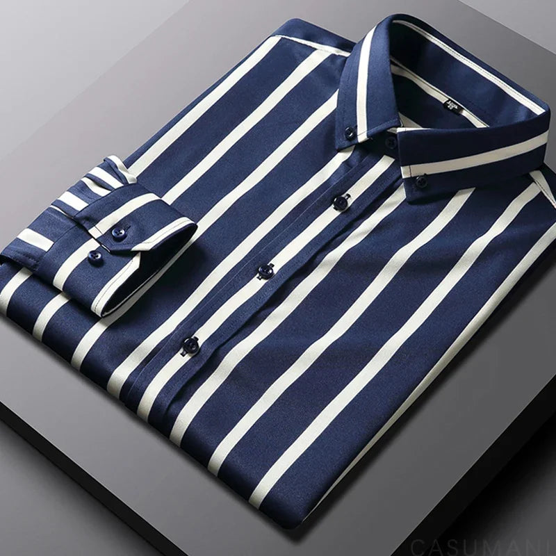 Luxonova- Casual Striped Men's Shirt