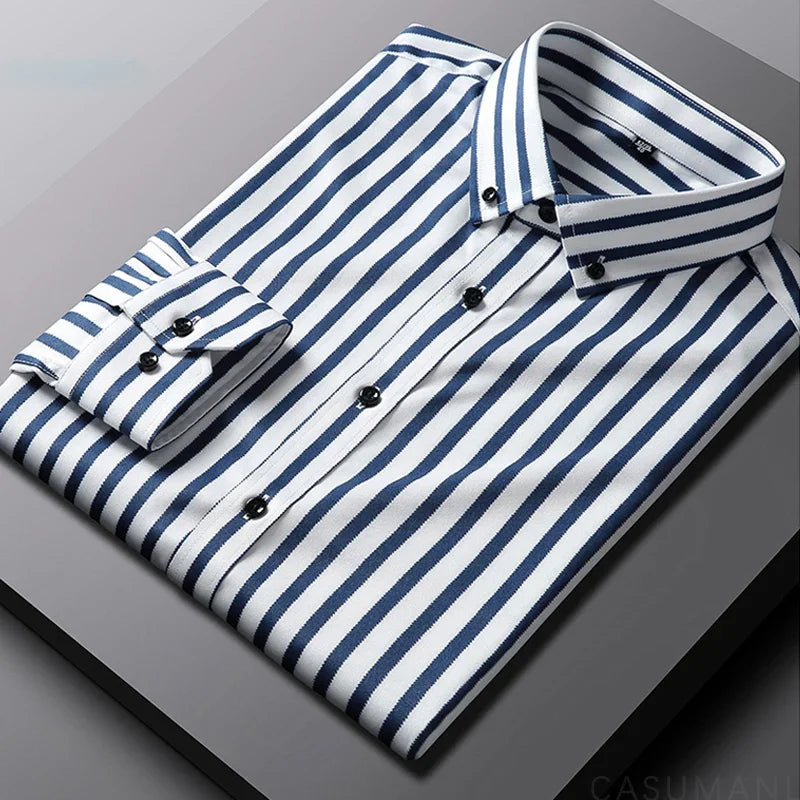 Luxonova- Casual Striped Men's Shirt