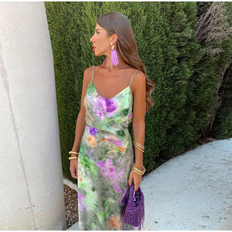 Celeste | Abito maxi elegante
